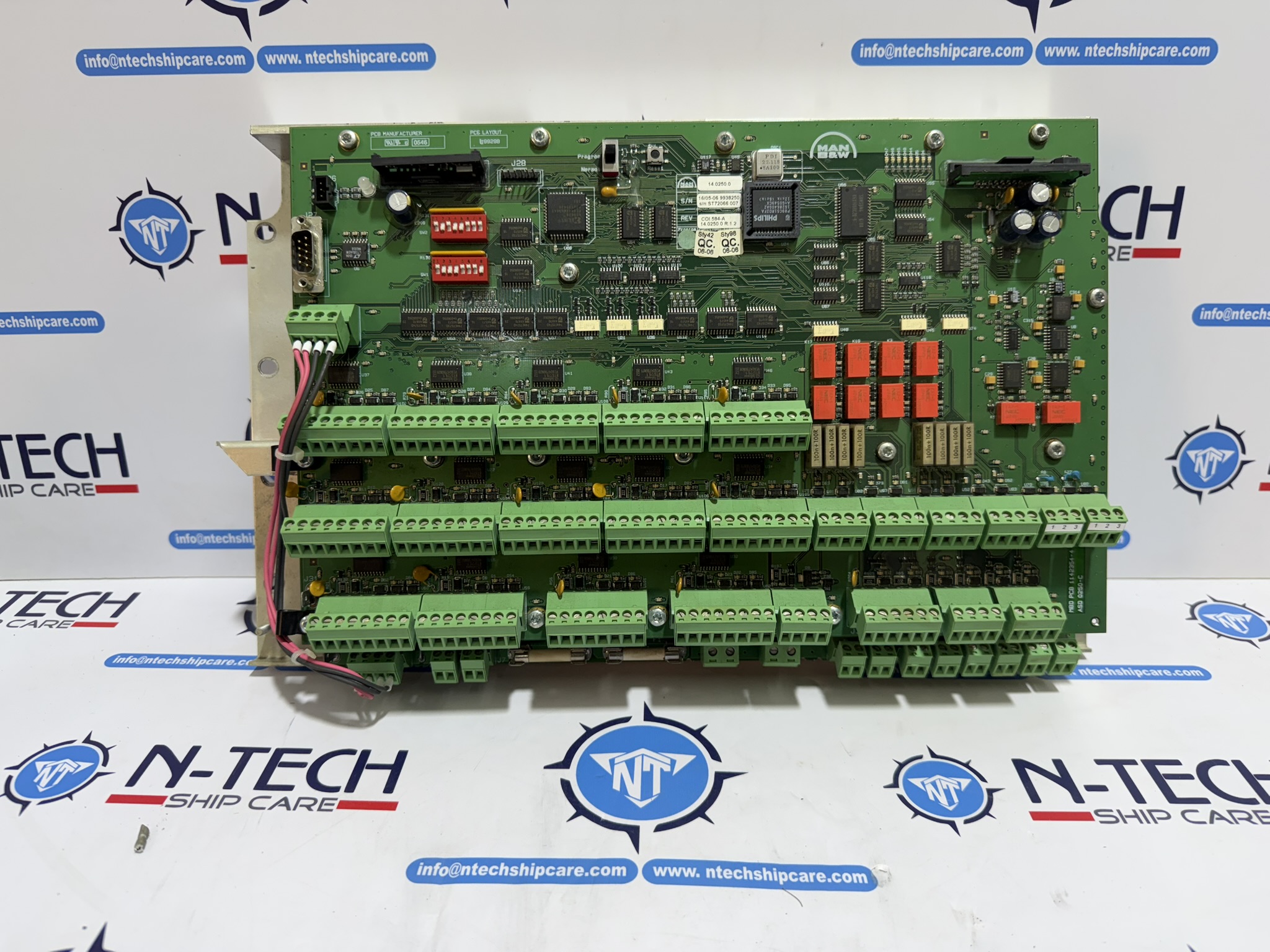 MAN B&W Backup Control Unit (BCU) Module – Marine Engine Control PCB