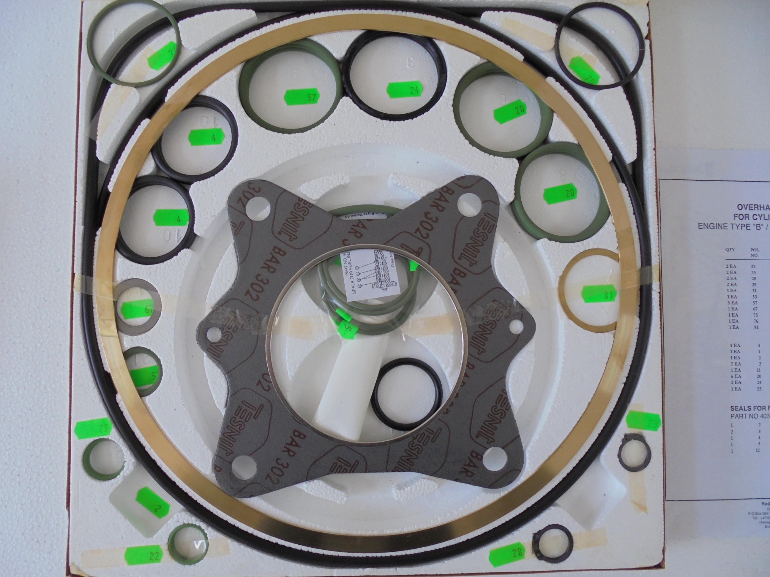 Bergen BRM Engine O-Ring & Sealing Kit – New